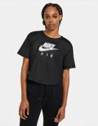 Nike Air Short Sleeve Mesh T-shirt In Black