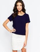 Traffic People Buttons Top With Embellishment - Navy