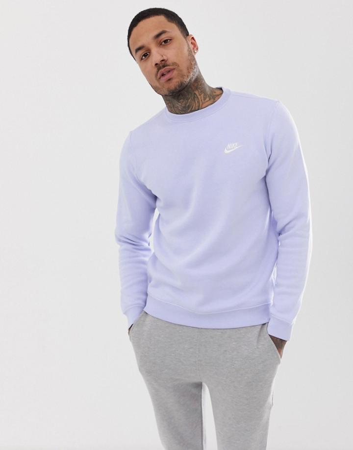 Nike Club Sweatshirt Lilac-purple