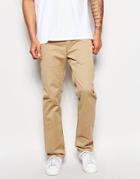 Lee 5 Pocket Pants Daren Regular Slim Fit Washed Twill - Kelp