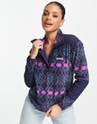 Columbia Benton Springs Pattern Cropped Fleece In Multi