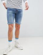 Blend Lightwash Denim Shorts - Blue