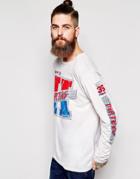 Zee Gee Why Long Sleeve Top Daddy Long Legs Dirtbag - White