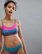 Adidas Printed Bikini In Pink - Pink