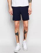 Adpt Seersucker Shorts Co-ord - Navy