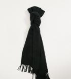 Reclaimed Vintage Inspired Unisex Blanket Scarf With Logo Tab In Black