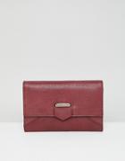 Urbancode Leather Foldover Purse - Red