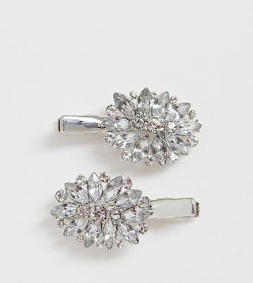 True Decadence Rhinestone Hair Clips