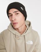 The North Face Salty Dog Beanie In Brown-black