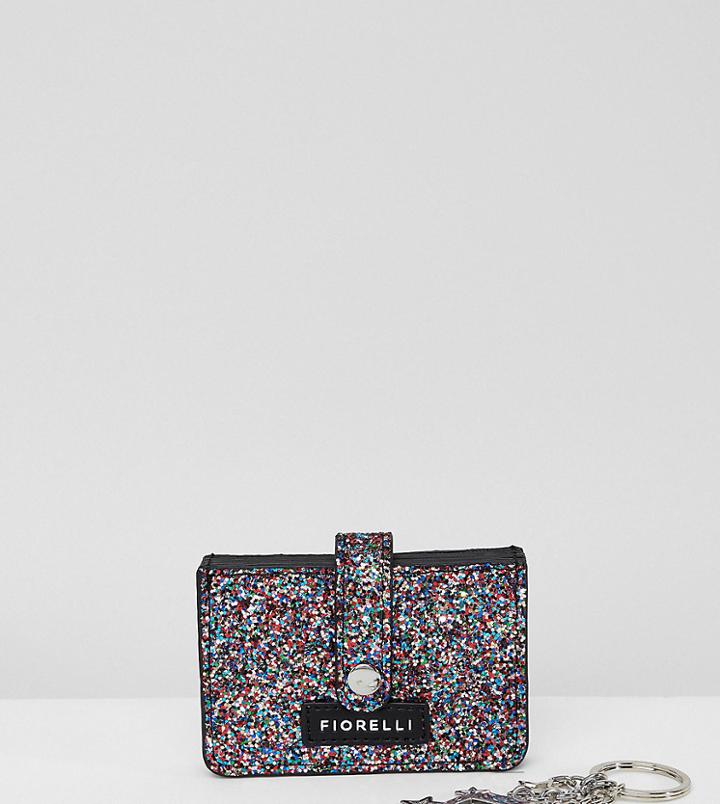 Fiorelli Abi Glitter Card Holder With Detachable Keychain - Multi