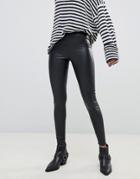 Allsaints Cora Faux Leather Leggings - Black