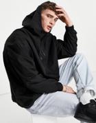 Asos Design Oversized Waterproof Rain Jacket In Black