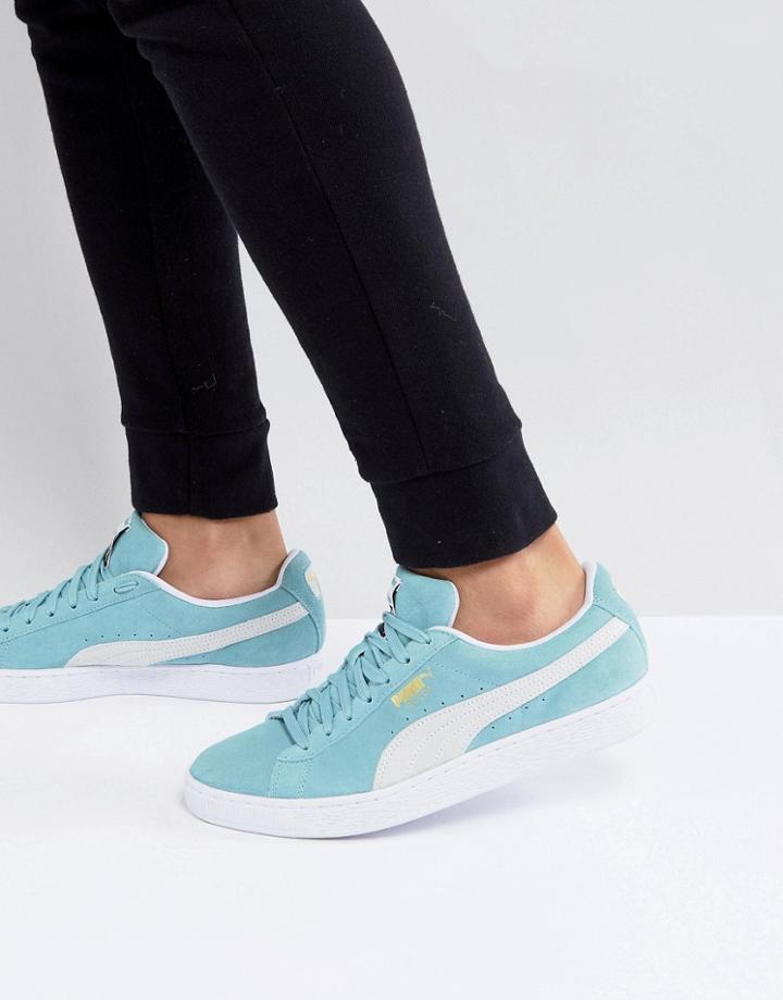 Puma Suede Classic Sneakers In Green 36534708 - Green