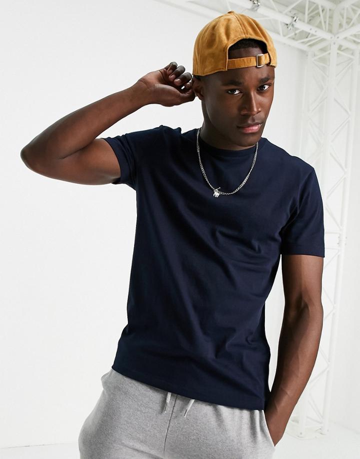 Polo Ralph Lauren Centered Polo Player Logo T-shirt In Aviator Navy