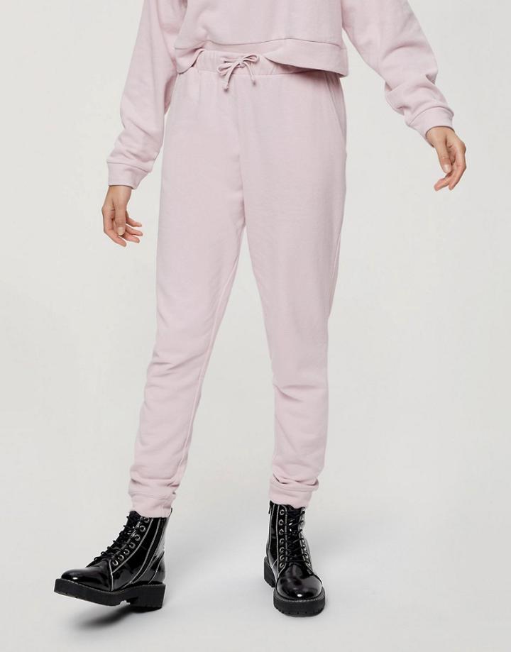 Miss Selfridge Sweatpants In Lilac-pink