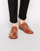 Frank Wright Busby Derby Shoes - Tan