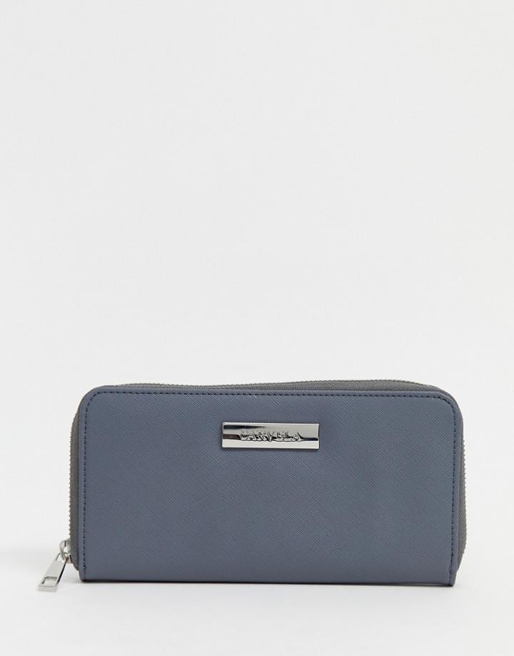 Carvela Zip Around Ladies' Wallet - Gray