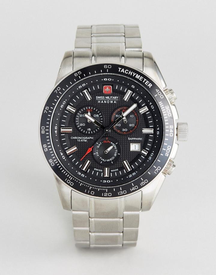 Swiss Military Cursador Watch With Stainless Steel Bracelet - Silver