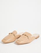 Raid Logan Backless Loafers In Beige-neutral