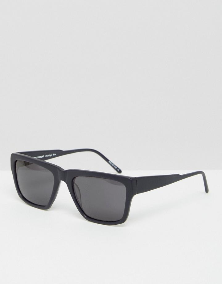 Kaibosh Blunt Square Sunglasses - Black