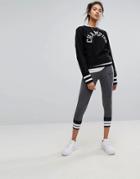 Champion Sports Leggings With Side Logo - Gray