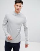 Kiomi High Neck Long Sleeve T-shirt In Green - Green