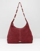 Faith Hobo Shoulder Bag In Berry - Red