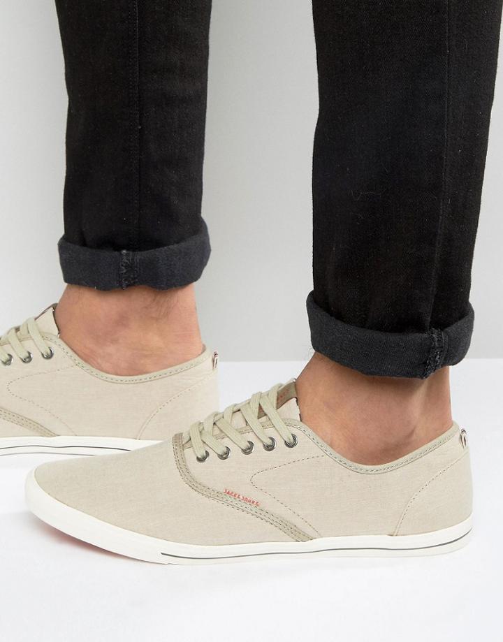 Jack & Jones Spider Chambray Sneakers - Beige