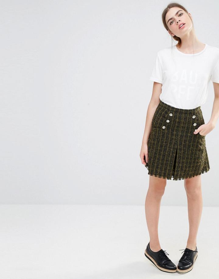Baum Und Pferdgarten Sitara Skirt In Tweed - Multi