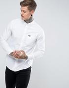 Lee Oxford Regular Fit Button Down Shirt White One Pocket - White