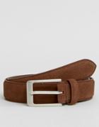 Barneys Suede Belt - Brown