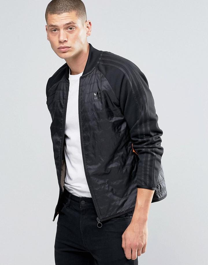 Adidas Originals Mad Plaid Superstar Jacket In Black Ay9297 - Black