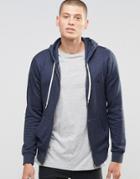 Element Hoodie With Logo Print In Navy - Eclipse Navy