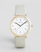 Dkny Mesh Gold Plated Watch In Silver With White Dial - Gold