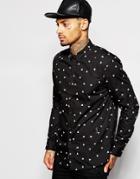Religion Shirt With All Over Insect Print - Black