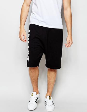 Izzue Shorts With What Print - Black