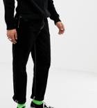 Collusion Tall X004 Skater Black Jeans With Contrast Stitch