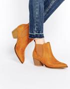 Missguided Western Boot - Tan