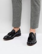 H London Benedict Hi Shine Loafers In Black - Black