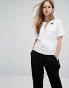 Kappa Short Sleeve T-shirt With Logo Neck - White
