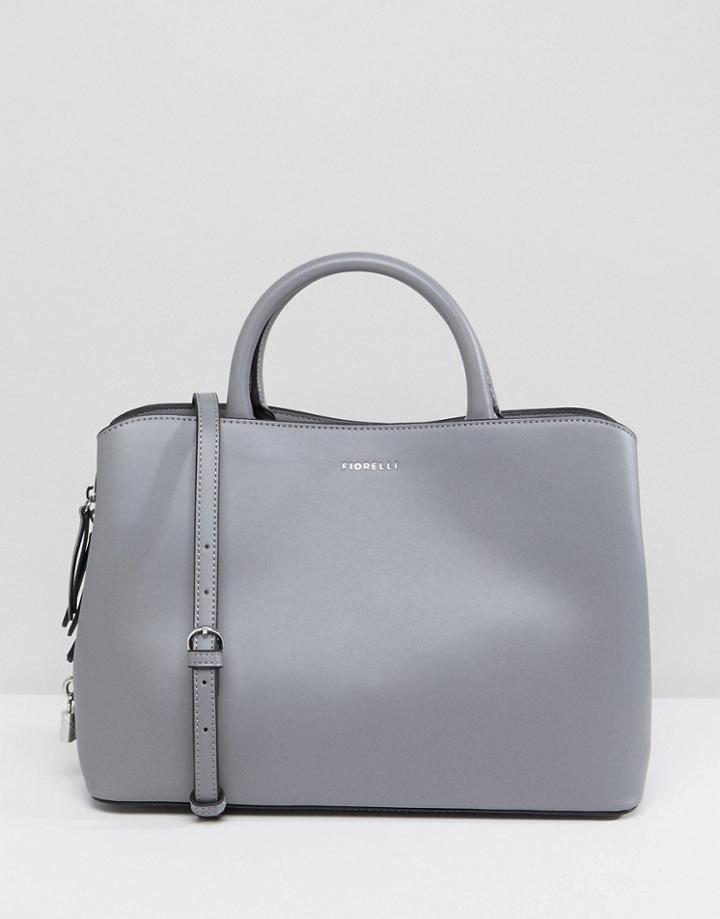Fiorelli Bethnal Triple Compartment Tote In Gray - Gray