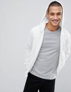 Pull & Bear Join Life Hoodie In White - White