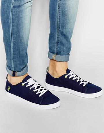 Original Penguin Faze Sneakers In Canvas - Blue