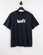 Levi's T-shirt With Poster Logo In Black