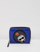 Karl Lagerfeld Space Zip Wallet - Blue