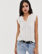 New Look Embroidered Blouse - White