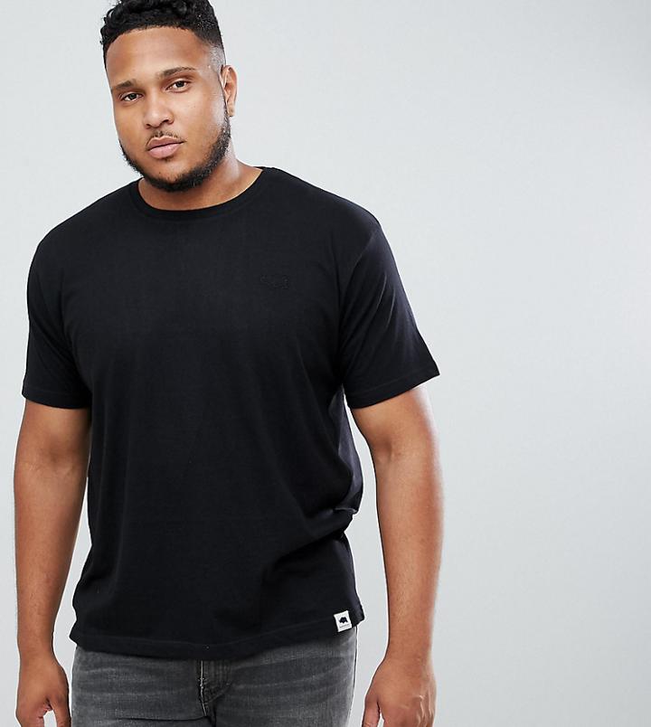 Badrhino Big T-shirt In Black - Black