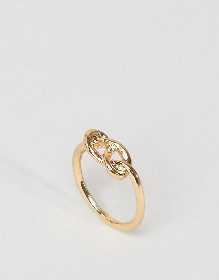 Asos Infinity Pinky Ring - Gold