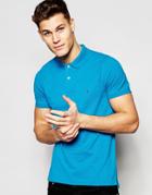 Tommy Hilfiger Polo In Slim Fit Blue - Blue