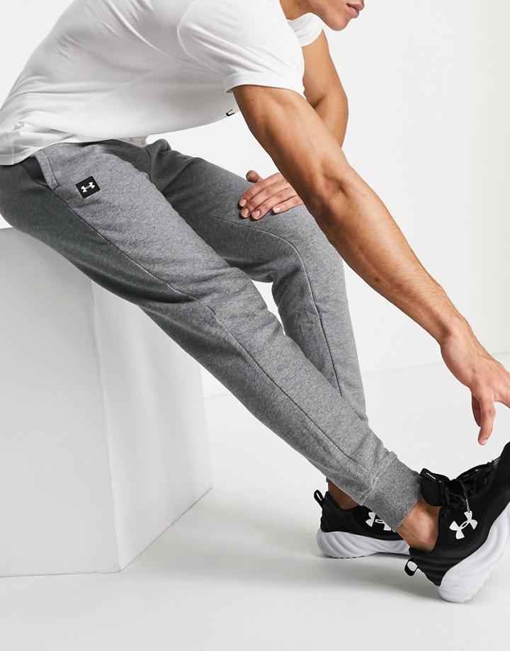 Under Armour Training Rival Fleece Sweatpants In Gray-grey